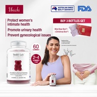 【Official】Unichi Cranberry Extract Teddi Lab Gummy  (60 Gummies) Protect women's intimate health， Pr