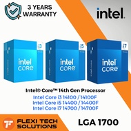 Flexi Tech INTEL CORE 14th GEN I3 14100/ 14100F/ I5 14400/ 14400F/ i7 14700/ 14700F PROCESSOR