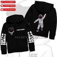 Foltyn Kids Zipper Hoodie Jacket Family Free NameFF Kids Zipper Jacket/ YouTube Game Roblox Foltyn F