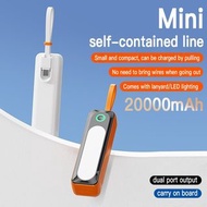 Mini Power Bank Portable 20000mAh Charger PowerBank Slim External Battery For iPhone Xiaomi Huawei QC3.0
