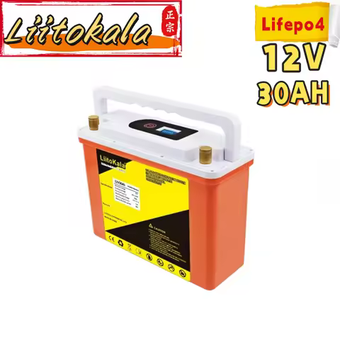 LiitoKala 1PCS 12.8V 30Ah/40Ah/90Ah/100Ah/120Ah/150Ah LiFePo4 Lithium Rechargeable Battery for Kid S
