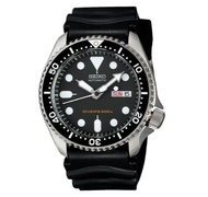 นาฬิกาข้อมือผู้ชาย Seik0 Mens Automatic Analogue Watch with Rubber Strap SKX007K1 (สินค้ารับประกัน1ป