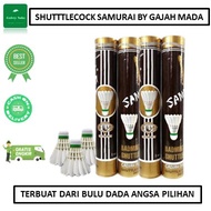 Kok SHUTTLECOCK SAMURAI COKLAT - Kok bulu tangkis 1 slop - kok GAJAH MADA - kok badminton - bola bad