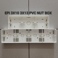 PVC SURFACE NUT BOX 3X10 3X13