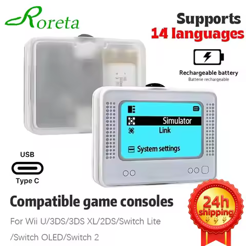 Roreta For NFC AMB Chargeable Intelligent Simulator Emulator Universal Writer for Switch2/Switch Wii