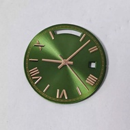 30.8MM Rose Gold Dial + Hands Non-Luminous Dual Date Display Accessories for 8285 Movement