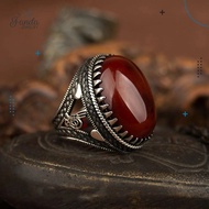 Cincin Pria Emban Perak 925 Vintage