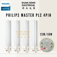 [Bundle] Philips Master PL-C/PLC 4 PIN 4P 13W 18W Light Tube 827 840 865 | Guan Seng Electrical