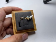 蛋白石歐泊18K金戒指裸石寶石輕珠寶半寶石