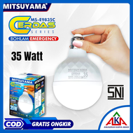 Bohlam Lampu Emergency MITSUYAMA CERDAS Series AC DC 25W 35W Magic Genius Lamp E27 SNI