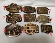 Kepala Gesper / Kepala Sabuk Pria / Gesper Ikat pinggang Kuningan Tebal Kokoh / Mens BELT