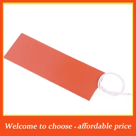 []1pc new 30W 12V 5x20cm Engine Oil Tank Silicone Heater Pad Rubber Heating Mat Warming