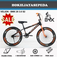 Sepeda BMX 20" VELION - SALVO Ban 20 x 3.0 dan 2.40 untuk anak 9 tahun