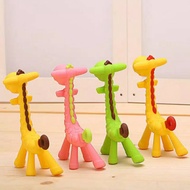 Giraffe Teether Baby Giraffe Teether Silicone rattle Pacifier - sulinca