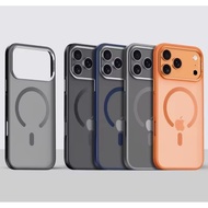 Case Casing iphone 17 Pro 17Pro Alloy Camera Frame Matte Magsafe Magnetic Case