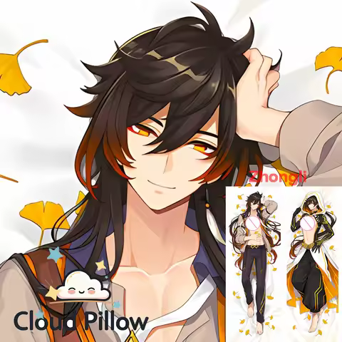 Dakimakura anime Zhongli Double-sided Print Life-size body pillows onahole pillowcase anime body pil