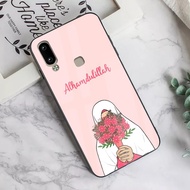 [MY89] 2D Glossy Case with Hijab Motif Y91C Y20 Y1S Redmi 6A 9A J2 Prime Y12i A12 IP 6 C11 C3 C17 A1