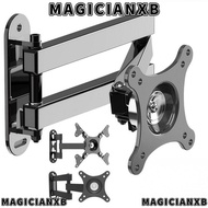 MAGICIANXB LCD Monitor Bracket, Wall Mount Extendable Computer Bracket, Universal 10-37in Rotatable 