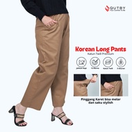 Qutby - KOREAN LONG PANTS JUMBO / CELANA KULOT LONG / CELANA LONG PANTS
