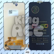 OLED OG LCD TOUCHSCREEN SAMSUNG GALAXY A90 5G / A908 / A908F / A908N / A908B BLACK OLED FINGERPRINT