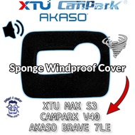 Camera Sponge Soundproof Cover for Akaso Brave 7 LE XTU MAX XTU S3 Campark V40 Keelead K80