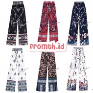 Celana santai berbagai motif unik *dr thailand* [Palazzo pants]