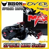 รอกหยดน้ำ BISON SPIDER MAX รอบ 7.3:1น็อปแต่ง มีระบบมีกิ๊กเสียง(สไปเดอร์แม็ก)