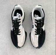 Foot Locker x New Balance 327 跑步鞋 黑白