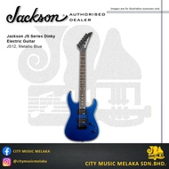 Jackson JS Series Dinky JS12 Electric Guitar, Amaranth FB, Metallic Blue JS12MB