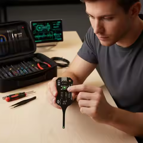 Professional 2 in 1 Inductor Detector by OSS for Mobile Phone Motherboard Repair Accurate Fault Dete