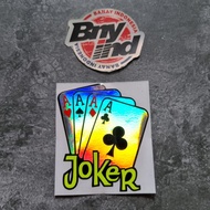 JOKER CUTTING CARD STICKER