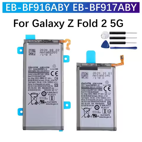 EB-BF916ABY EB-BF917ABY Battery For Samsung Galaxy Z Fold 2 5G F916 F917 SM-F916U1 + Free Tools