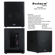 SUBWOOFER AKTIF 15 Inch BETAVO SA-150 PRO PROFESSIONAL SPEAKER AUDIO