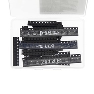 22 Values * 10 Pieces SMD Transistor + FET + Voltage Regulator Kit MT8G