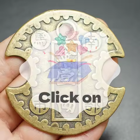 Chinese Nanbu Coin Money Amulet Taoist Feng Shui Old Ancient Oriental Emperor Copper Coin Commemorat