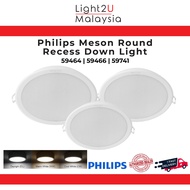 PHILIPS MESON Round LED Recess Downlight 5" 6" 7" 8" 13W 17W 21W 24W (59464/59466/59471/59469) - 3000K/4000K/6500K