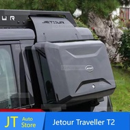 For cherry Jetour Traveller T2 2023 2024 Jetour T2 Car Side Backpack Roof Box Car Roof Rack Camperiz