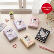 KPOP Korean 3 Inch Mini Photo Album Lovely Bear Photocard Holder Card Organizer Collection Book  Alb