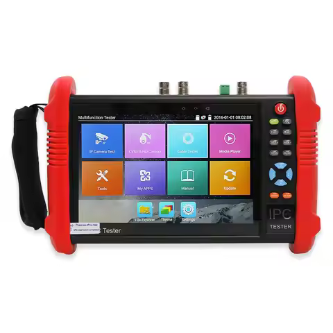 ET-IPC980P 7 inch IPS IPC9800 Plus touch screen 4K H.265 IP Full 4K IP camera Tester 8GB SD