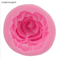 [RAYAE] 3D Flower Rose shape Silicone Fondant Soap Cake Mold Cupcake Baking Tool EEE