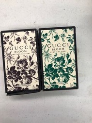 Gucci香水紙盒2個附上緞帶一條