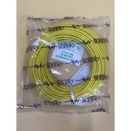 Car Wire Laser Size 2.5 SQ.mm (Yellow) Pure Copper Roll Length 30 Meters