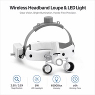 2.5 times 3.5 times magnifying glass, adjustable brightness LED headlight, binocular magnifying glas