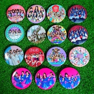 เข็มกลัดพิมพ์ลาย bnk48 เลือกลายได้