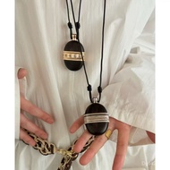 Necklace Ebony Wood Wine Pot Design Sweater Chain Necklace Simple New Style Versatile Autumn Winter 