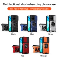 Armor Case For Honor X5b Plus Case Shockproof Slide Lens Protector Phone Cover For Honor GFY-LX2P, G