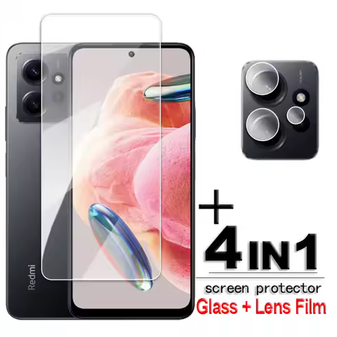 For Xiaomi Redmi Note 12 Global Glass Redmi Note 12 Tempered Glass Transparent HD Screen Protector R
