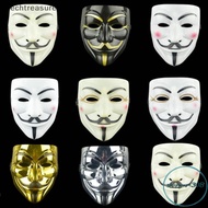 Guy Fawkes Hacker Vendetta Mask for Adults - Halloween Costume Cosplay Party [VN]