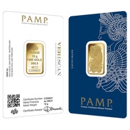 10 GRAM LJewellery PAMP Suisse 999.9/24k Gold Bar Lady Fortuna- G10