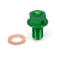 Magnetic Oil Drain Plug Bolt For KAWASAKI KX65 KX85 KX100 KX125 KX250 KX500 KX250F KX450F KLX250 KLX